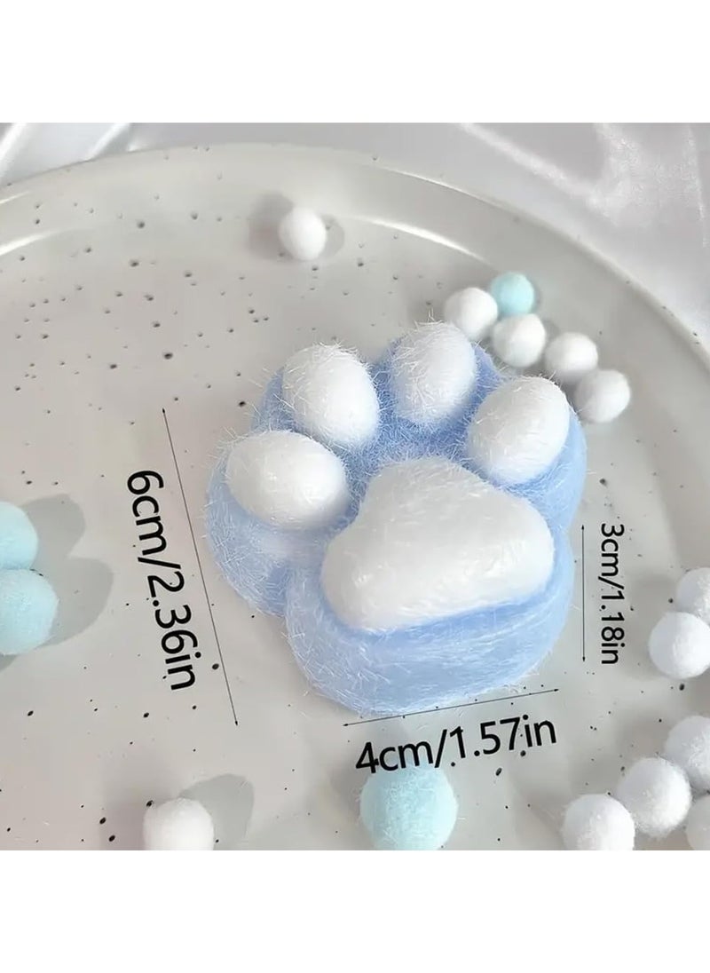 General 4-Pack Taba Squishy Kids Toys, Taba Squishy Cat Paw Squishy Quiet Fidget Toys, Kawaii Stress Relief Squishies PVC Squishy Sensory Toys, Kids Teen Gifts  - Image 2