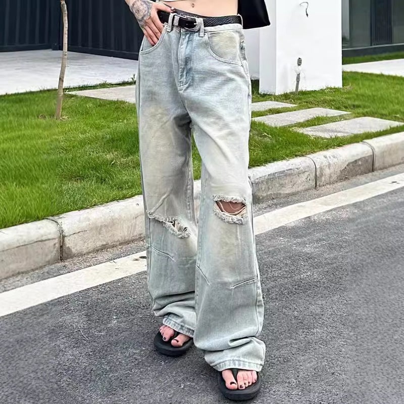 Unisex Casual Daily Denim Jeans - Image 4