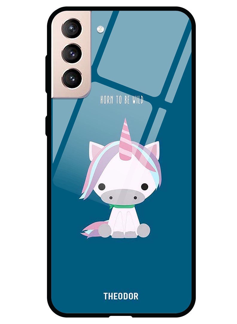 Protective Tempered Glass Case Cover Samsung Galaxy S21 PLUS  Born To Be Wild