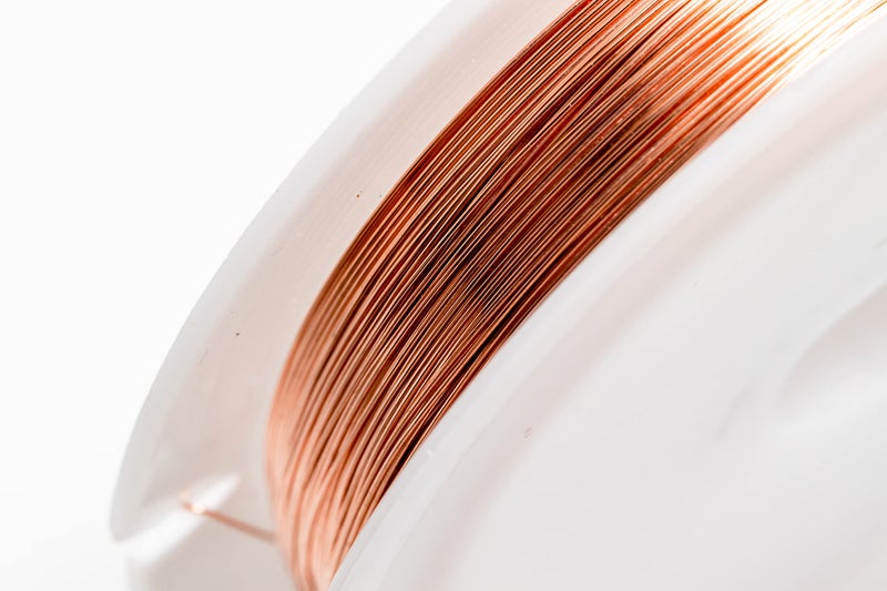 Craft Wire 26 Gauge, 99.9% Pure Copper Wire (Round) Dead Soft CDA #110 Made in USA - 1 Ounce (79FT) by CRAFT WIRE - Image 2