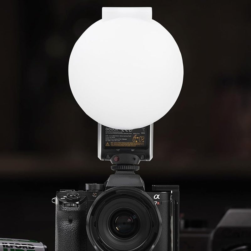 Blue Portable Soft Light Diffuser Flashing for Camera Outdoor Photography Bloggers - Image 3