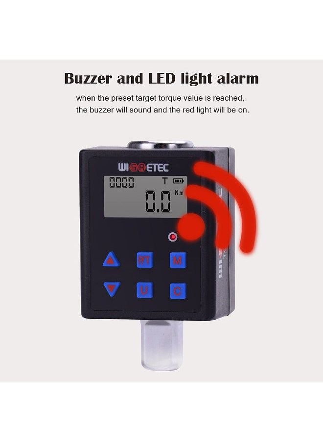 Digital Torque Meter Digital Backlight Display Two-ways Measurement Two Working Modes Adjustable Four Units Switchable  - Image 5