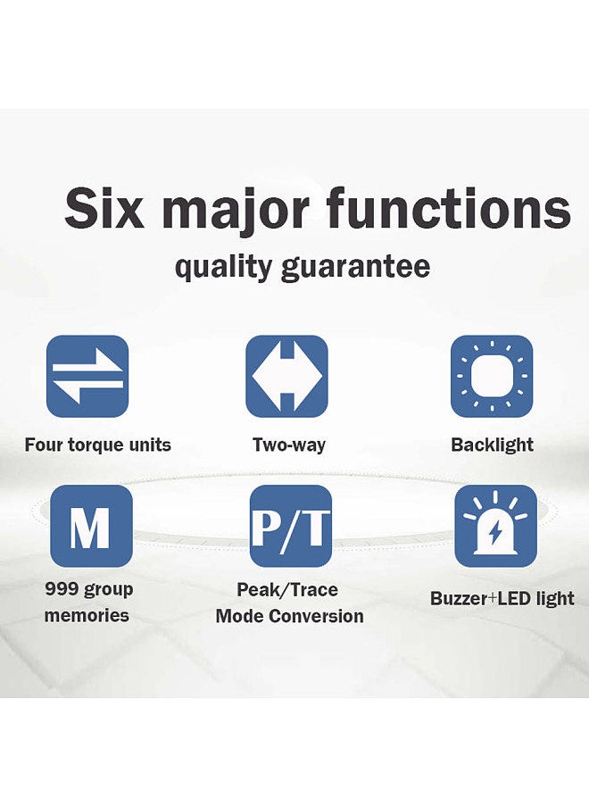 Digital Torque Meter Digital Backlight Display Two-ways Measurement Two Working Modes Adjustable Four Units Switchable  - Image 2