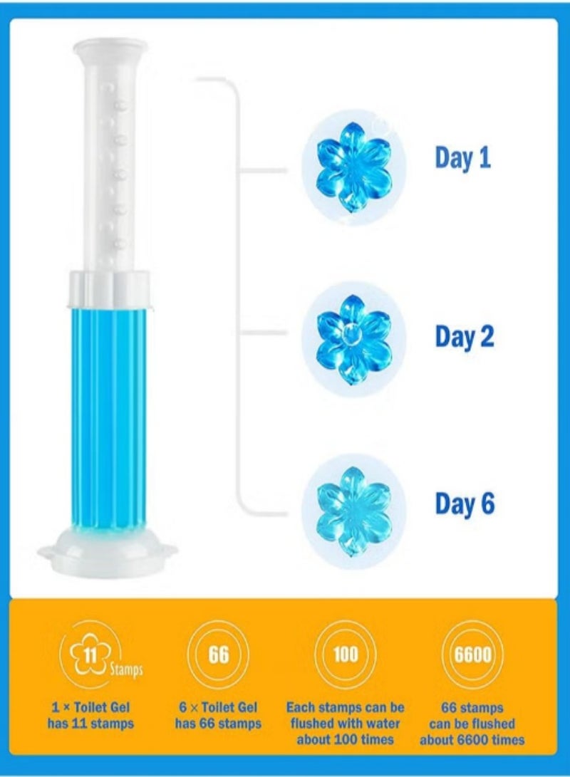 Generic Toilet Flower Cleaner With Long Lasting Fragrance Toilet Cleaning Spirit Toilet Fragrance to Remove Odor Toilet Deodorizing Gel  - Image 5