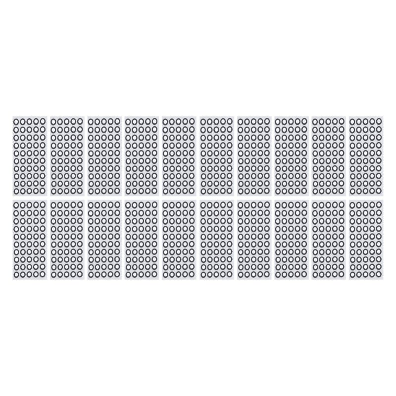 1000 Pcs 3D Scanning Marker ID 6mm OD 10mm High Reflection Strong Adhesion 3D Tracking Dot Reference Point Marker - Image 1