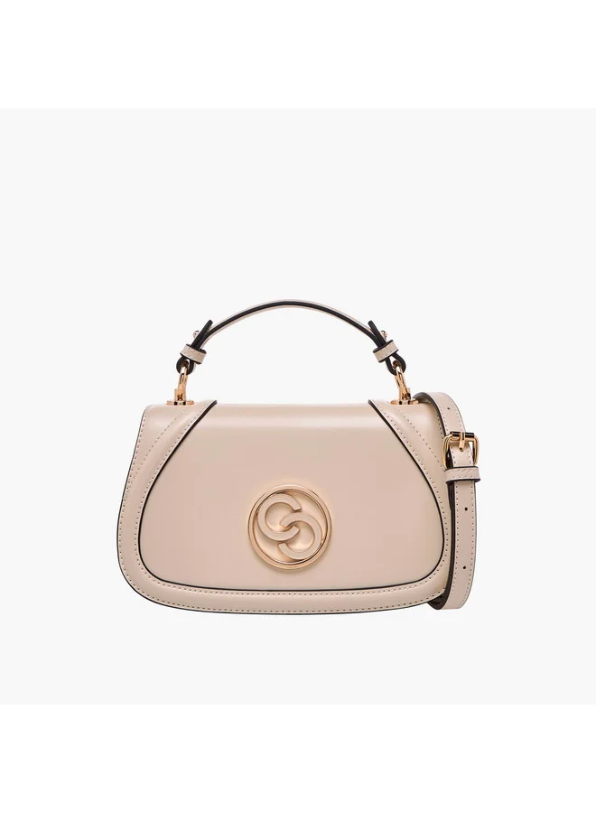 سيليست Women Solid Crossbody Bag with Detachable Strap and Flap Closure
