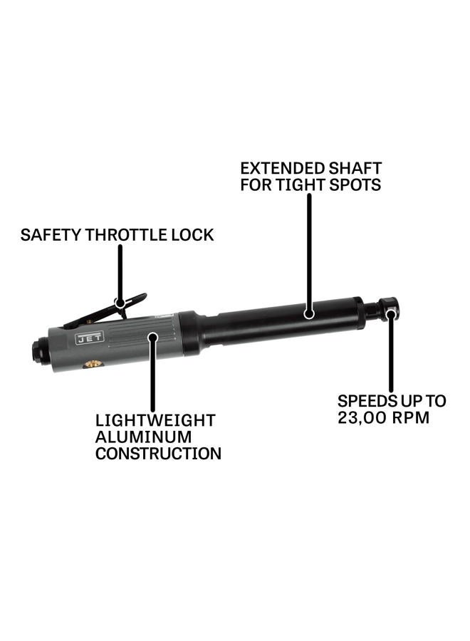 JET JAT-402, 1/4-Inch Extended Pneumatic Die Grinder (505402) - Image 2