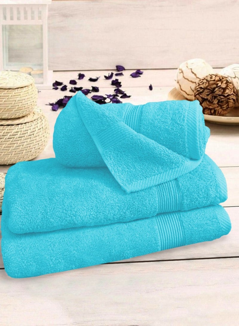 Banotex Banotex bath towels set (Luxe) 3 towels, sizes 50X100 cm 300 g+ 70X140 cm 600 g+ 90X150 cm 810 g100% Egyptian cotton product, high-quality and absorbent combed cotton, suitable for all uses  - Image 3
