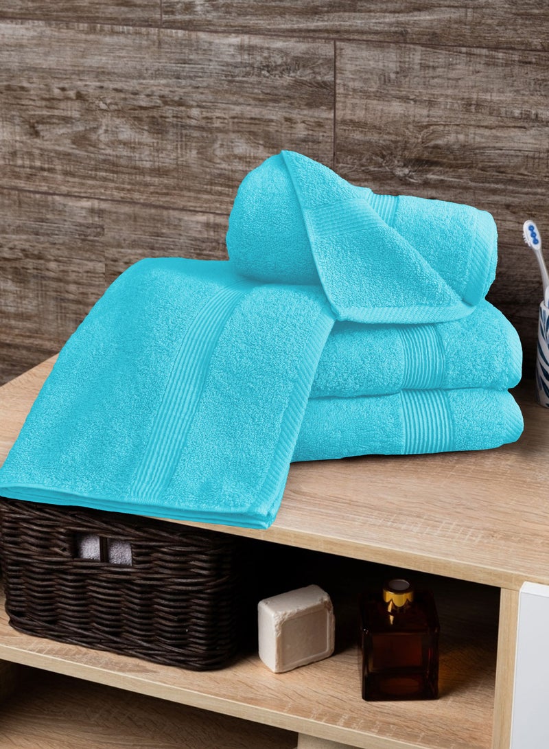 Banotex Banotex bath towels set (Luxe) 3 towels, sizes 50X100 cm 300 g+ 70X140 cm 600 g+ 90X150 cm 810 g100% Egyptian cotton product, high-quality and absorbent combed cotton, suitable for all uses  - Image 1