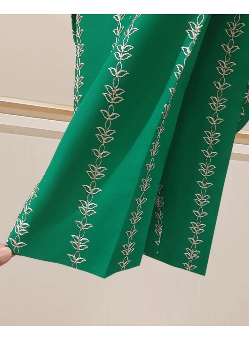 Agha Noor TWO PIECE 100% PURE JACQUARD LAWN SHIRT WITH PANT - Image 3
