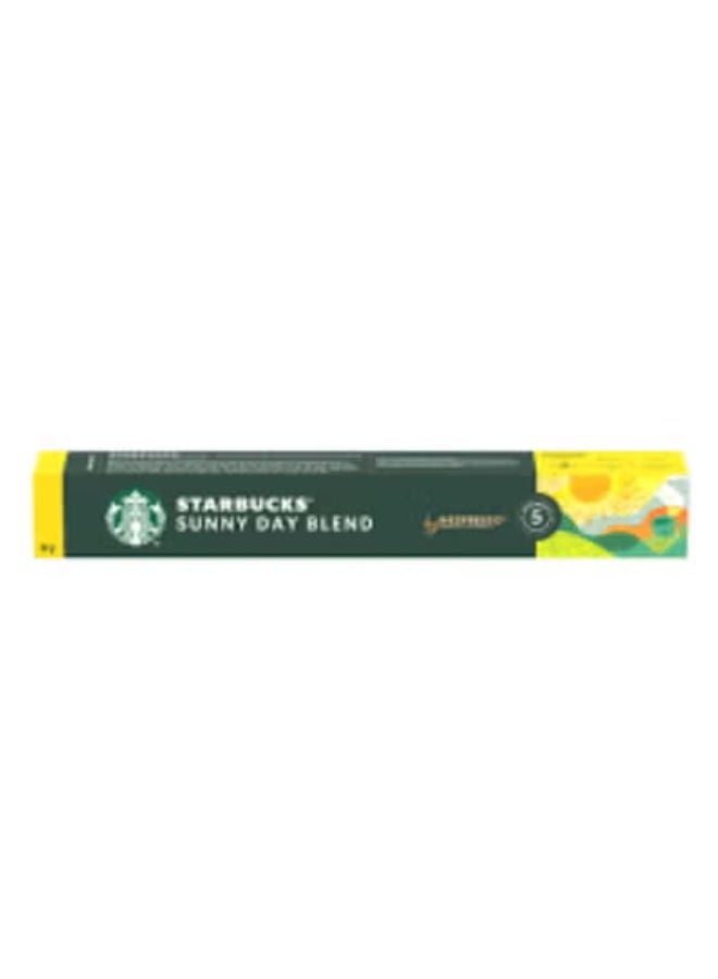 Starbucks Nespresso Sunny Day Blend 10 Capsules