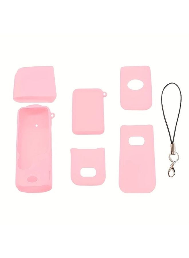 Red Silicone Case For DJI Osmo Pocket 3 Camera Lens Protector Compact Travel Cover - Image 4