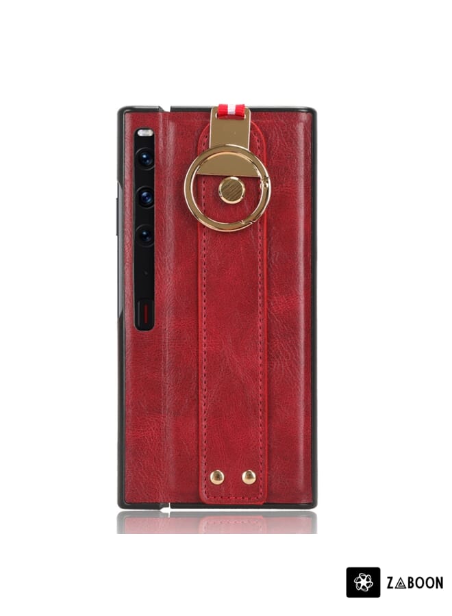 Zaboon حافظة حماية لهاتف Huawei Mate XS2 مع سوار جلدي خلفي - Image 2