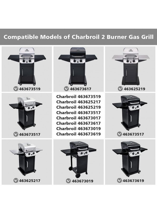 Barbqtime Grill Replacement Parts for Charbroil Performance 4 Burner Grill 463347418 463377319 463342119 463347017 463335517, 17.75" G470-5200-W1 Burner Replacement Parts for Char-broil Gas Grill - Image 1
