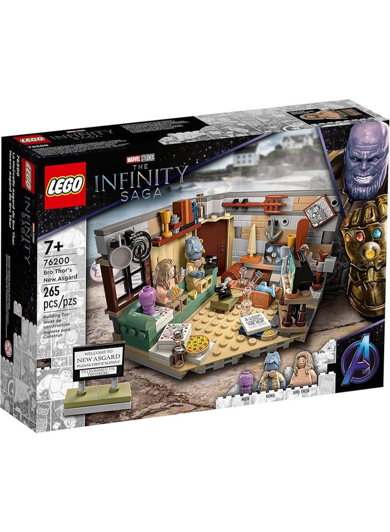 Lego Marvel 76200 Avengers Endgame Bro Thors New Asgard (265 Pieces)