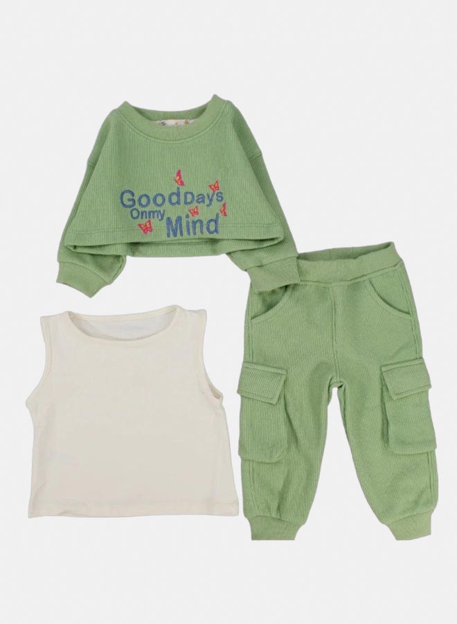Kids Unisex Good Days 2-Piece Outfit Set - Image 1