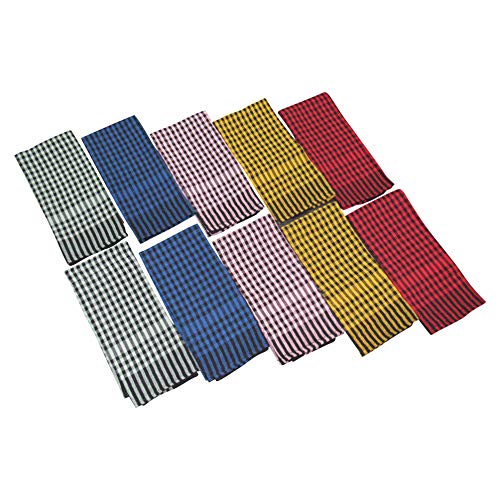 PIXEL HOME DECOR PIXEL HOME Kitchen Towel | Cleaning Towel | Superior Cotton | Multi-Purpose| Dish Cloth- Set of 5 (Pack of 10) - Image 4