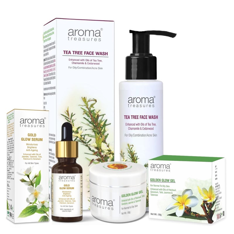 Aroma Treasures Glowing Skin Combo for Oily Skin - Image 1