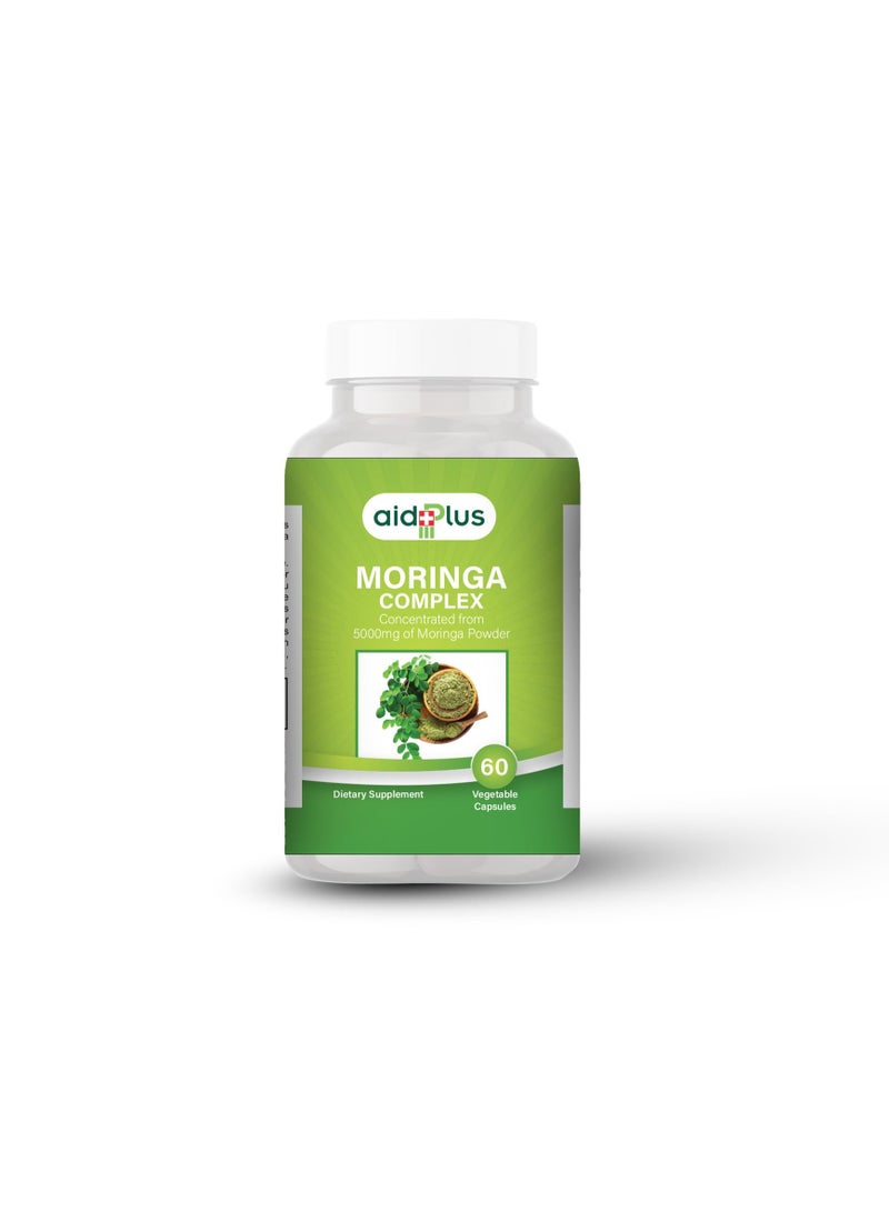 ايد بلس كبسولات إيد بلس مورينجا ٥٠٠٠ مجم ١٢٠ كبسولة