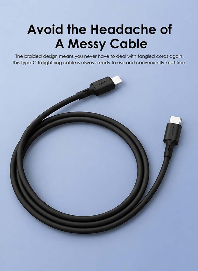 أورايمو كابل RobustLine 30W من نوع C إلى لايتنينغ | 3A، 1M - Image 2