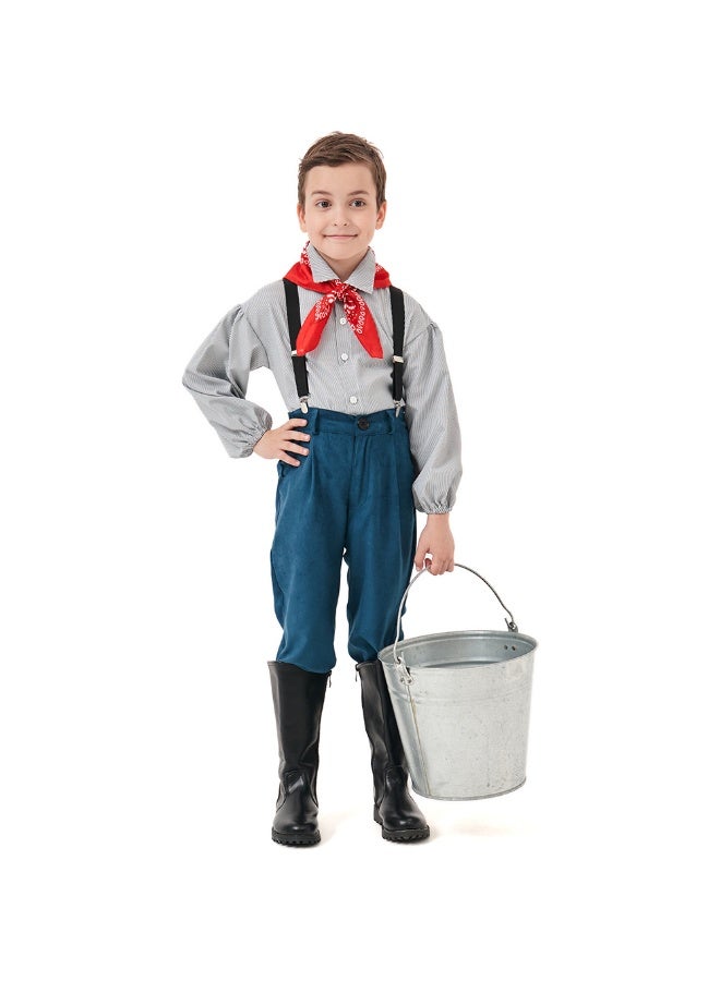 NIBEMINENT ملابس الأولاد في المزرعة الاستعمارية للأطفال - Image 1