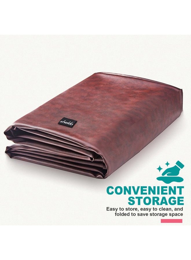 Shieldo Heavy Duty Leatherette Billiard Pool Table Cover,Waterproof&Tearproof Cover for Pool Table,7/8 Foot Fitted - Image 3
