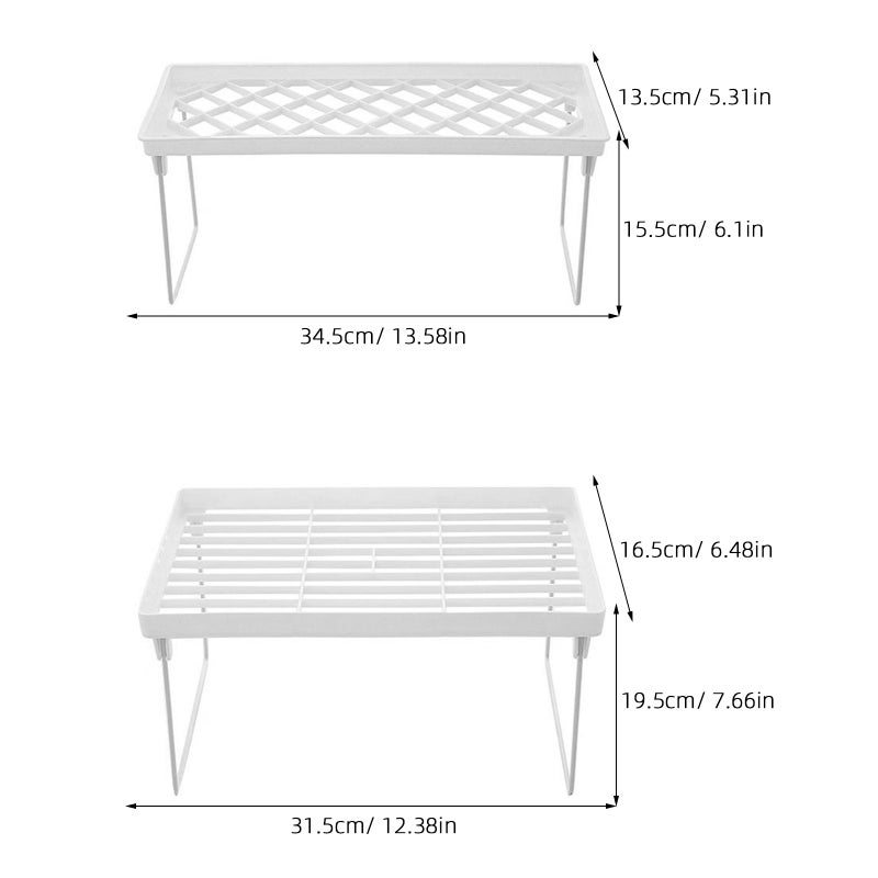 4 PCS Desktop Heightening Storage Rack Stationery Sundries Rack (Size L ) - Image 2