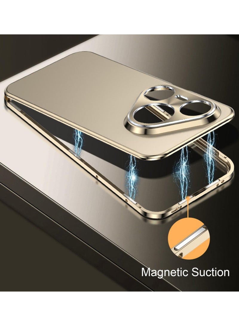 general Metal Frame Case Compatible with Huawei Pura 80 Pro/80 Pro Plus, Camera Protection Thin Shockproof Scratch-resistant Cover Magnetic Installation Housing - Image 2