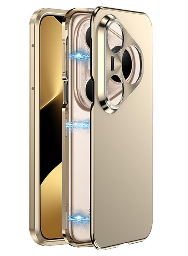 general Metal Frame Case Compatible with Huawei Pura 80 Pro/80 Pro Plus, Camera Protection Thin Shockproof Scratch-resistant Cover Magnetic Installation Housing - Image 1