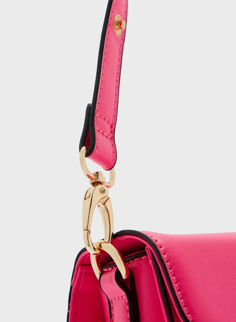 STEVE MADDEN Blanc Flap Crossbody