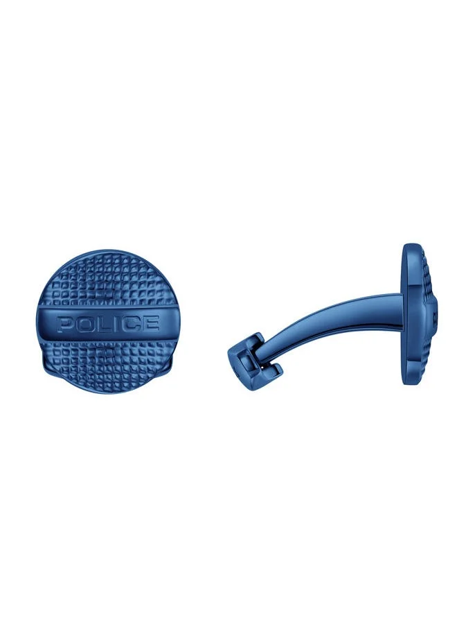بوليس withstand Cufflinks For Men Blue Texture