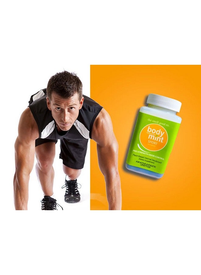 Body Mint Body Mint Sport, Extra Strength Chlorophyll Deodorizing Supplement for Full Body Freshness, Aluminum-Free Plant-Based Internal Deodorant, Designed for Active and Athletic Lifestyles, 50 tabs - Image 3