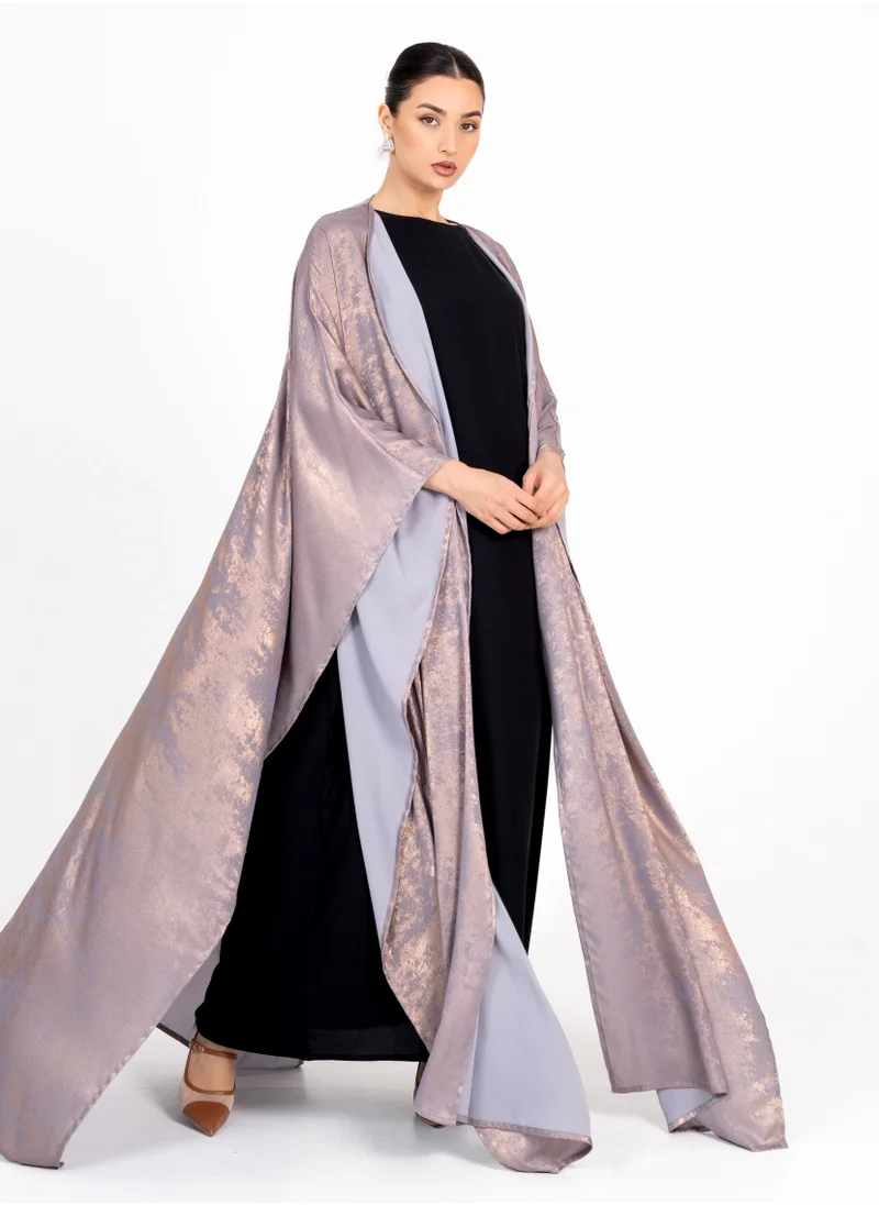 Rosette Abaya Nude Stylish Bisht