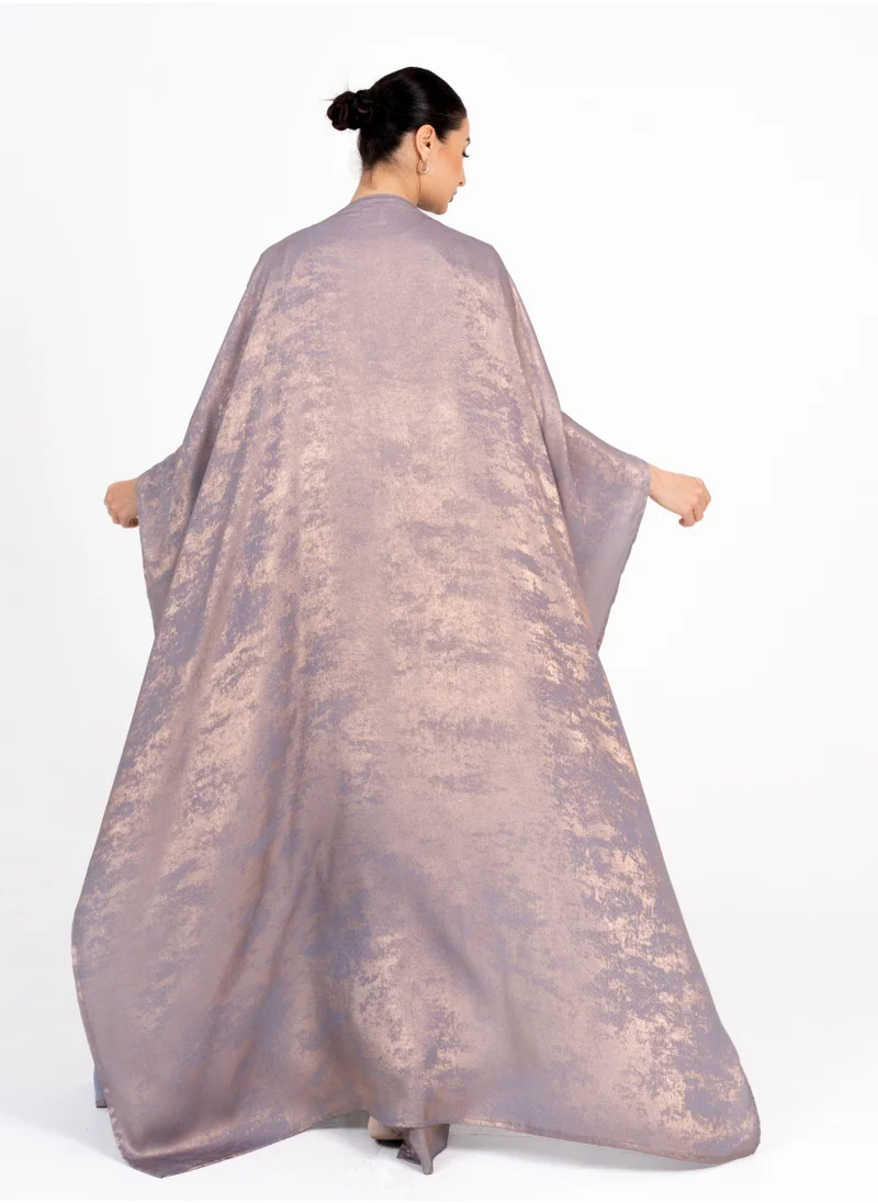 Rosette Abaya Nude Stylish Bisht