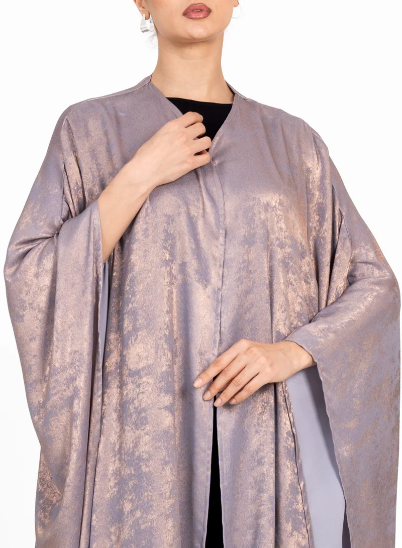 Rosette Abaya Nude Stylish Bisht