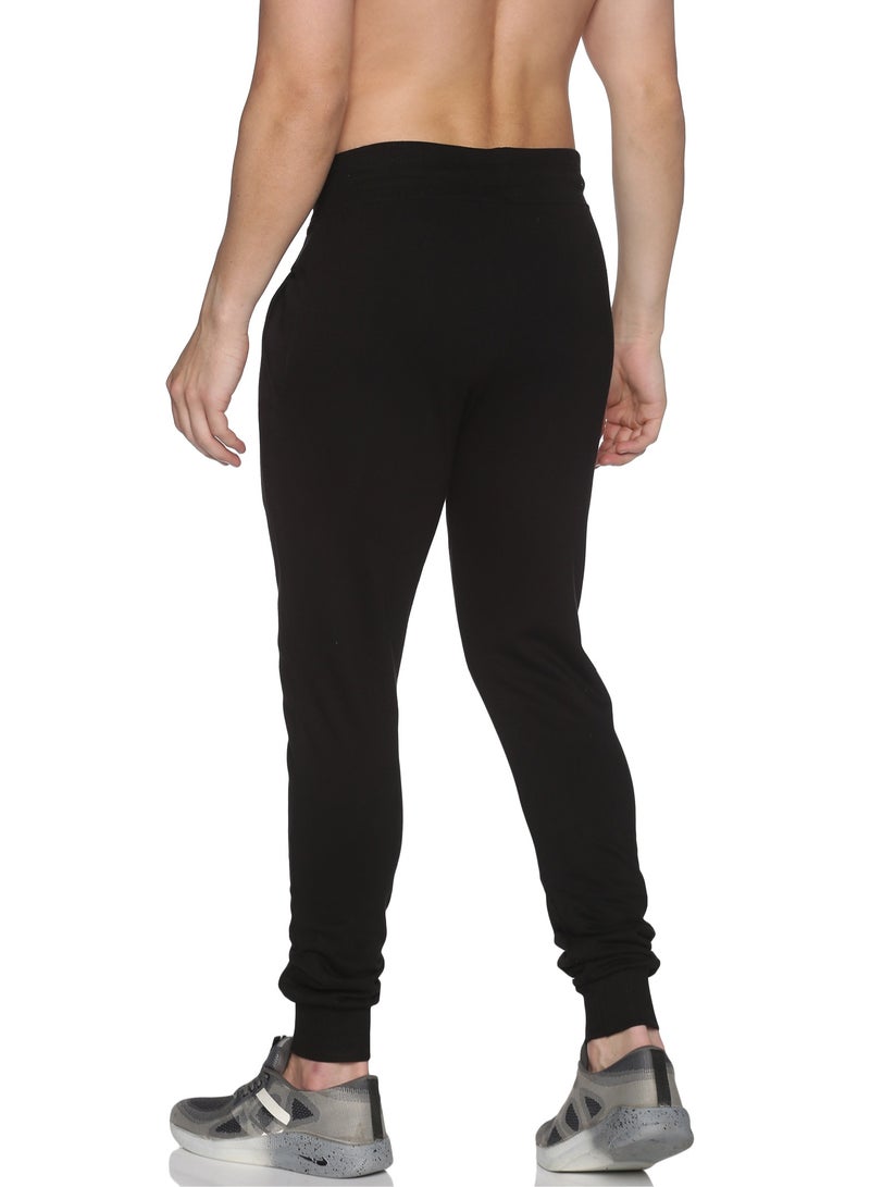 RSO Outfits Men's Solid Joggers /Trackpants (Black)  - Image 3