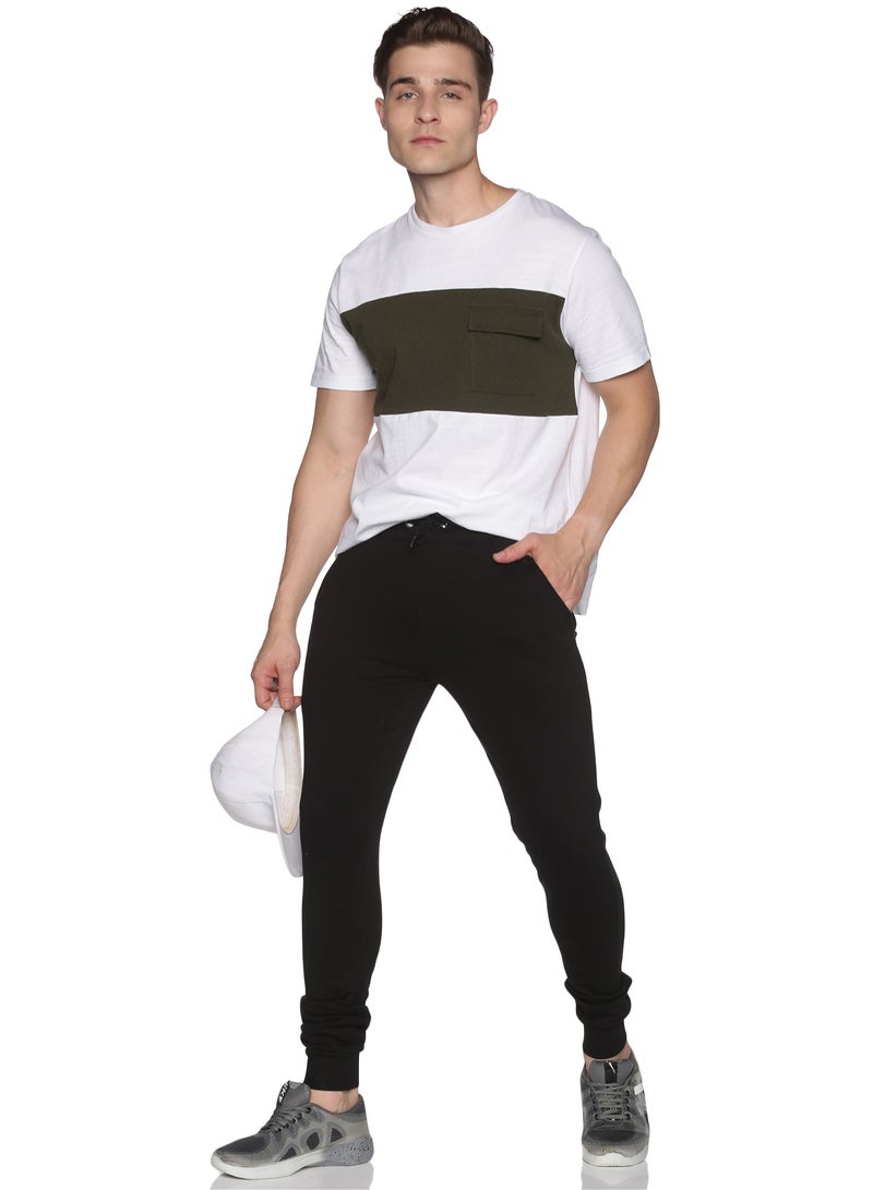 RSO Outfits Men's Solid Joggers /Trackpants (Black)  - Image 4