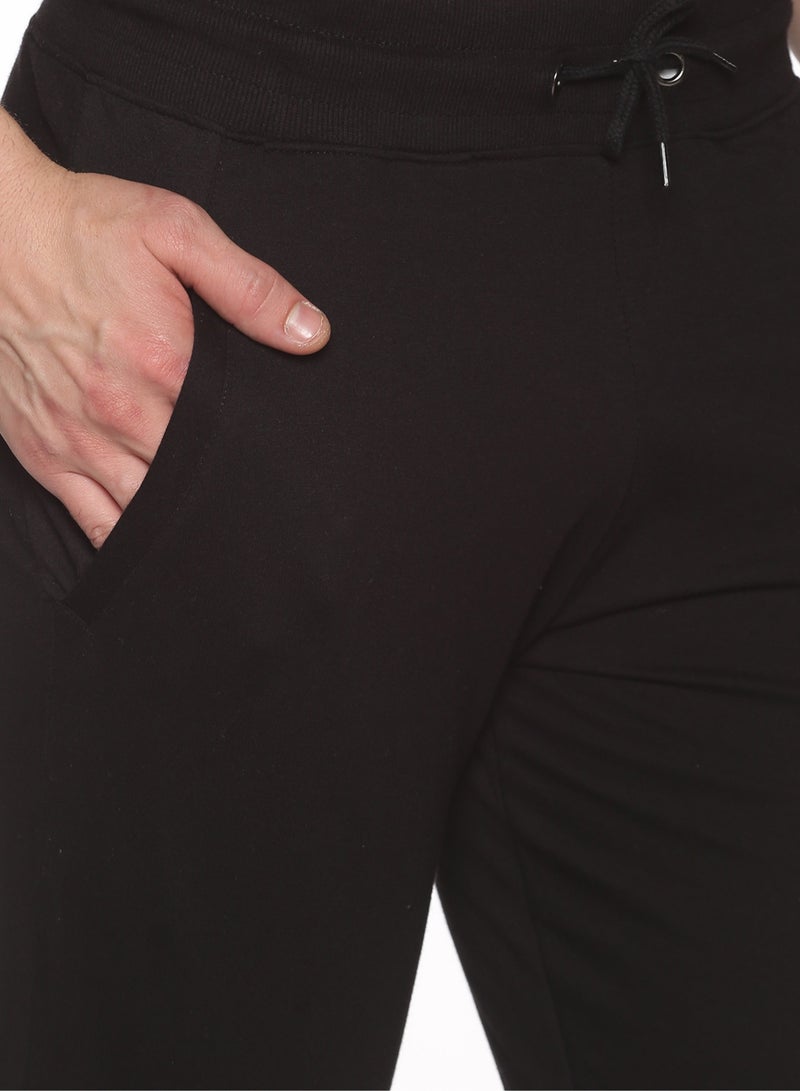 RSO Outfits Men's Solid Joggers /Trackpants (Black)  - Image 5