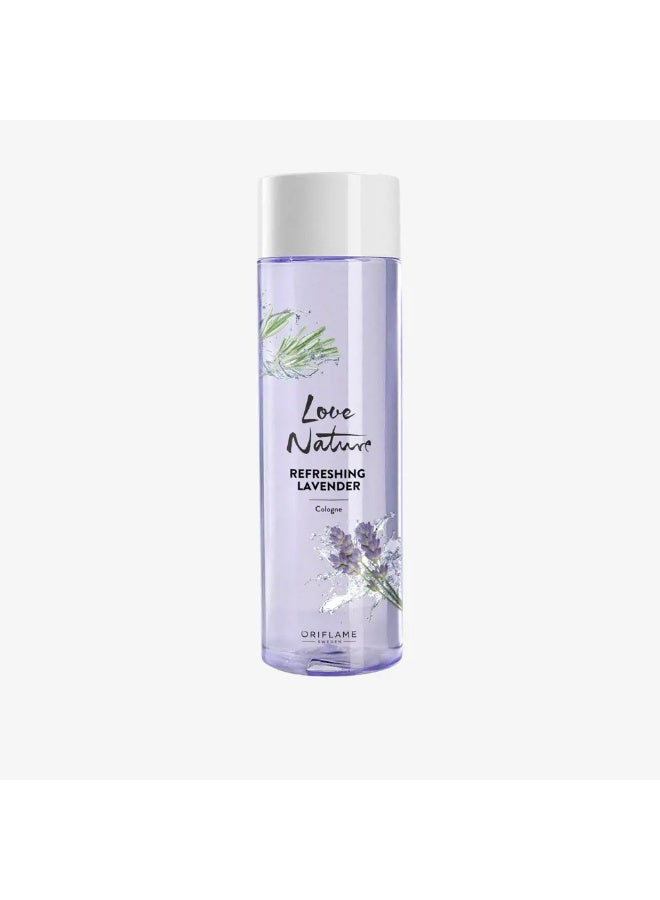 Oriflame Eau de Cologne with the scent of lavender from Love Nature 400ml - Image 2