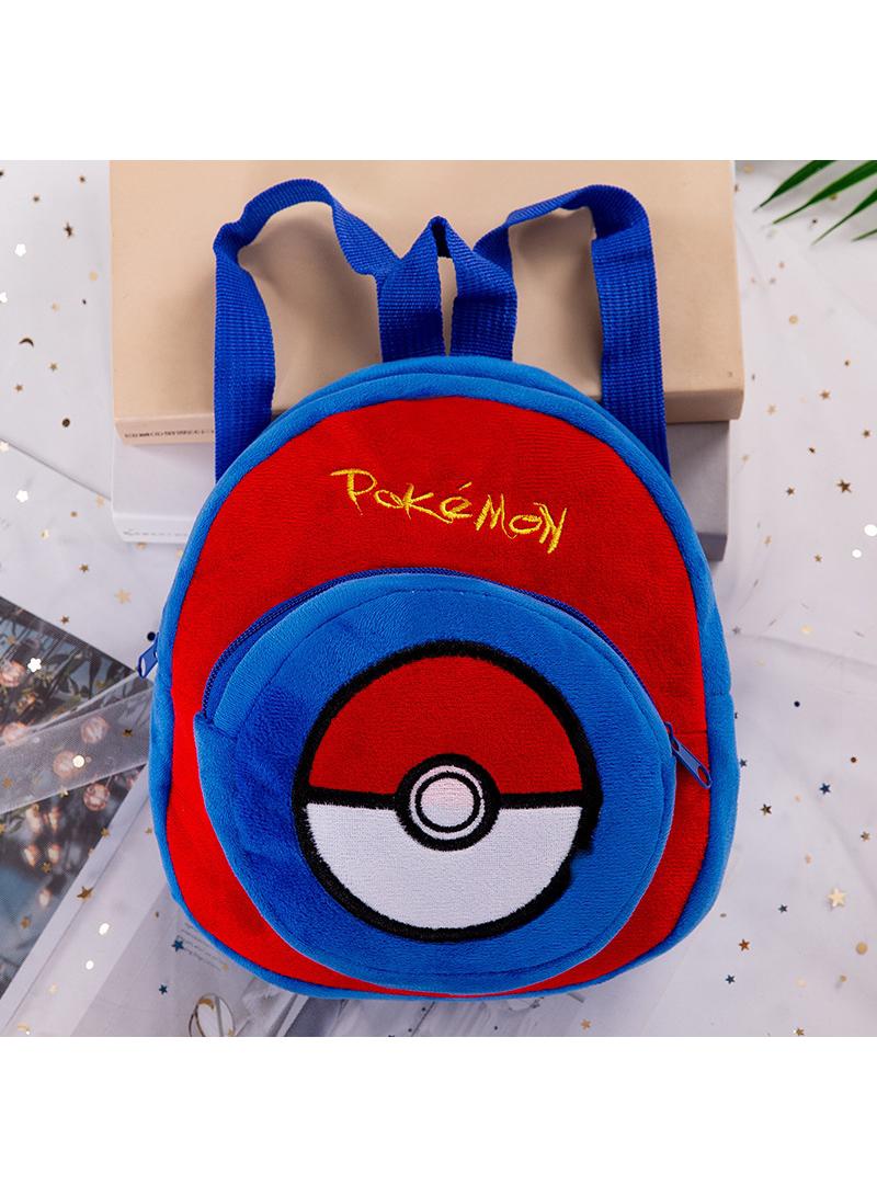 general Kids Elf Ball Embroidered Backpack Cartoon Plush Kindergarten