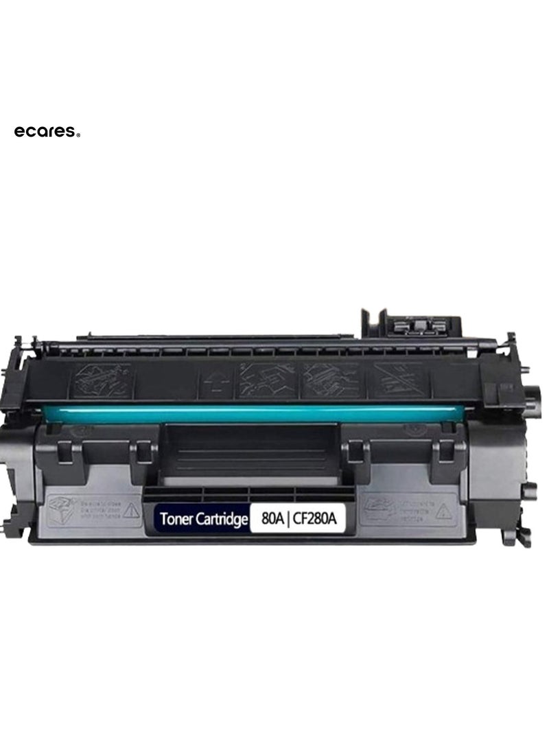 ECARES® Compatible Toner Cartridge Replacement for HP 80A CF280A to use with Laserjet Pro 400 M401dne M401dn M401dw M401n, Pro 400 MFP M425dn M425dw Printer. (Black) - Image 1