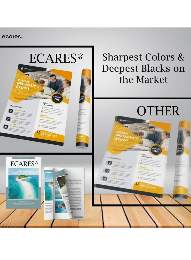 ECARES® Compatible Toner Cartridge Replacement for HP 80A CF280A to use with Laserjet Pro 400 M401dne M401dn M401dw M401n, Pro 400 MFP M425dn M425dw Printer. (Black) - Image 2