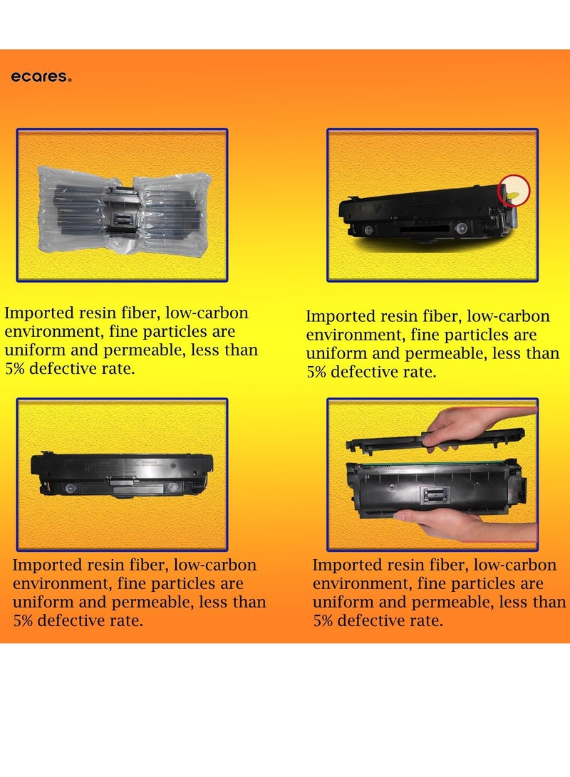 ECARES® Compatible Toner Cartridge Replacement for HP 80A CF280A to use with Laserjet Pro 400 M401dne M401dn M401dw M401n, Pro 400 MFP M425dn M425dw Printer. (Black) - Image 3