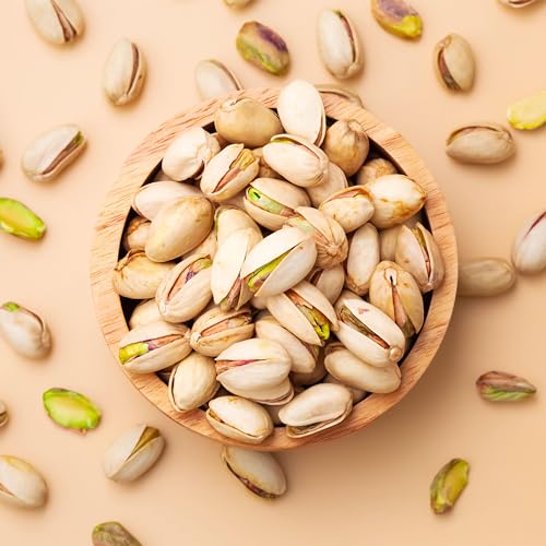 Yupik Dry Roasted Salted Pistachios, In Shell, 2.2 lb (35.2 oz), Gluten-Free, Kosher, Crunchy Nuts from California, Lightly Salted, Oil-Free, Source of Fiber & Iron, Savory Snack Once Shelled - Image 4
