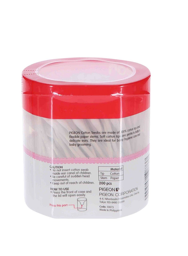 pigeon Cotton Swabs, 200 Swabs - Image 2