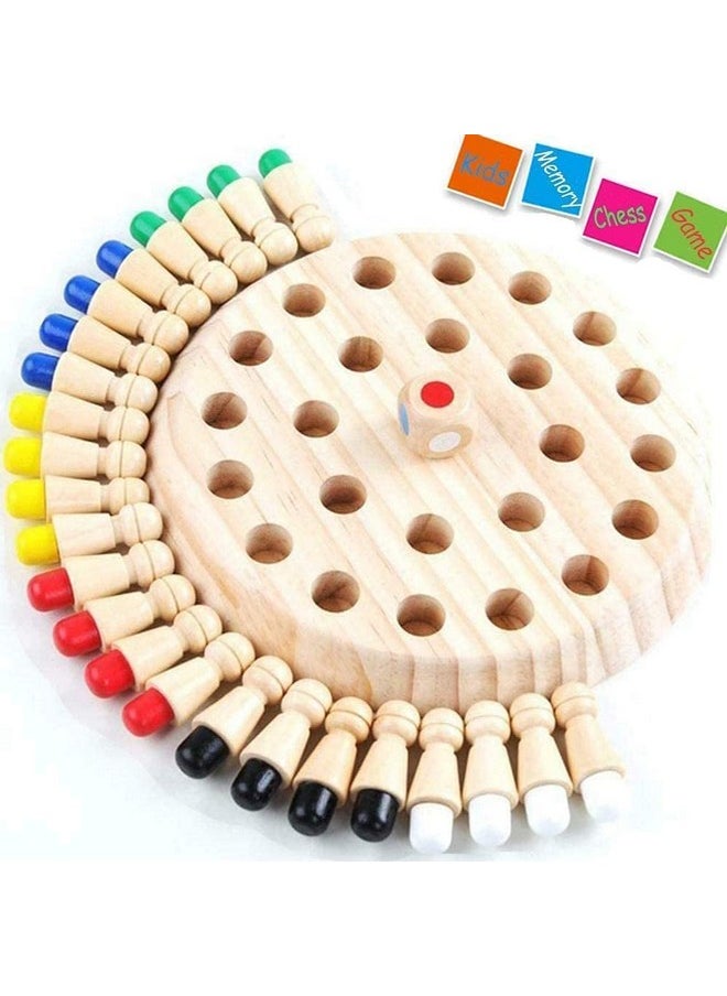 Shoro - Matching Games, Wooden Memory Match Stick Chess Game,Blowest Colorful Memory Chess, Funny Block Board Game, Early Educational Toy, Brain Training Games For Boys And Girls Age 3 And Up - Image 1