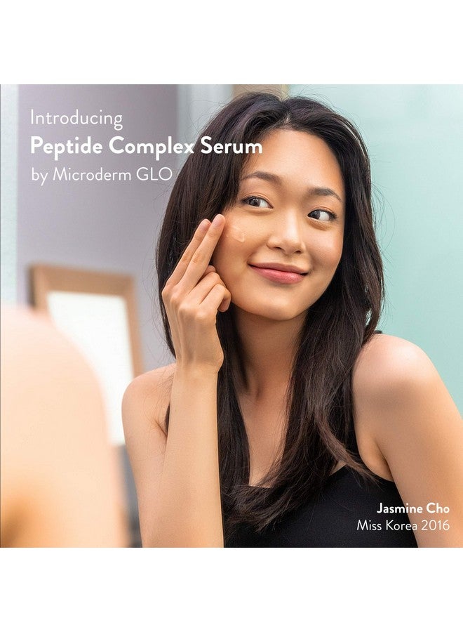 Microderm GLO Peptide Complex Serum By Microderm Glo Best Skin Toning Facial Tightening 100% Pure & Natural Plump Hydrate & Nourish Your Face Boosts Collagen & Heals Skin While Improving Tone & Texture 1Oz - Image 3