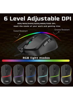 TWISTED MINDS 4-in-1 Gaming Bundle with Mechanical Gaming Keyboard, High-Precision Mouse, RGB Headset & XL Mouse Pad  - Image 3
