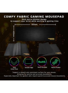 TWISTED MINDS 4-in-1 Gaming Bundle with Mechanical Gaming Keyboard, High-Precision Mouse, RGB Headset & XL Mouse Pad  - Image 5