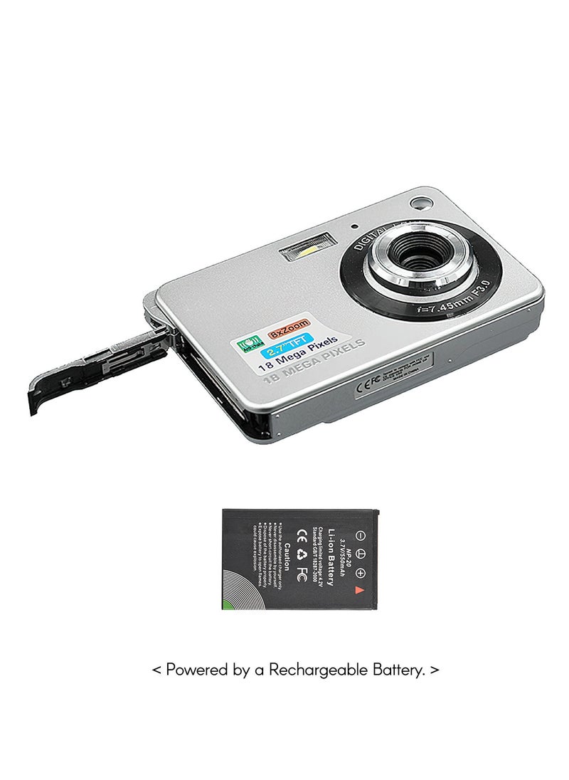 Generic - Portable 720P Digital Camera Video Camcorder 18MP Photo 8X Zoom Anti-shake 2.7 Inch Large TFT Screen Built-in Lithium Battery - Image 1